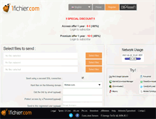 Tablet Screenshot of 1fichier.com